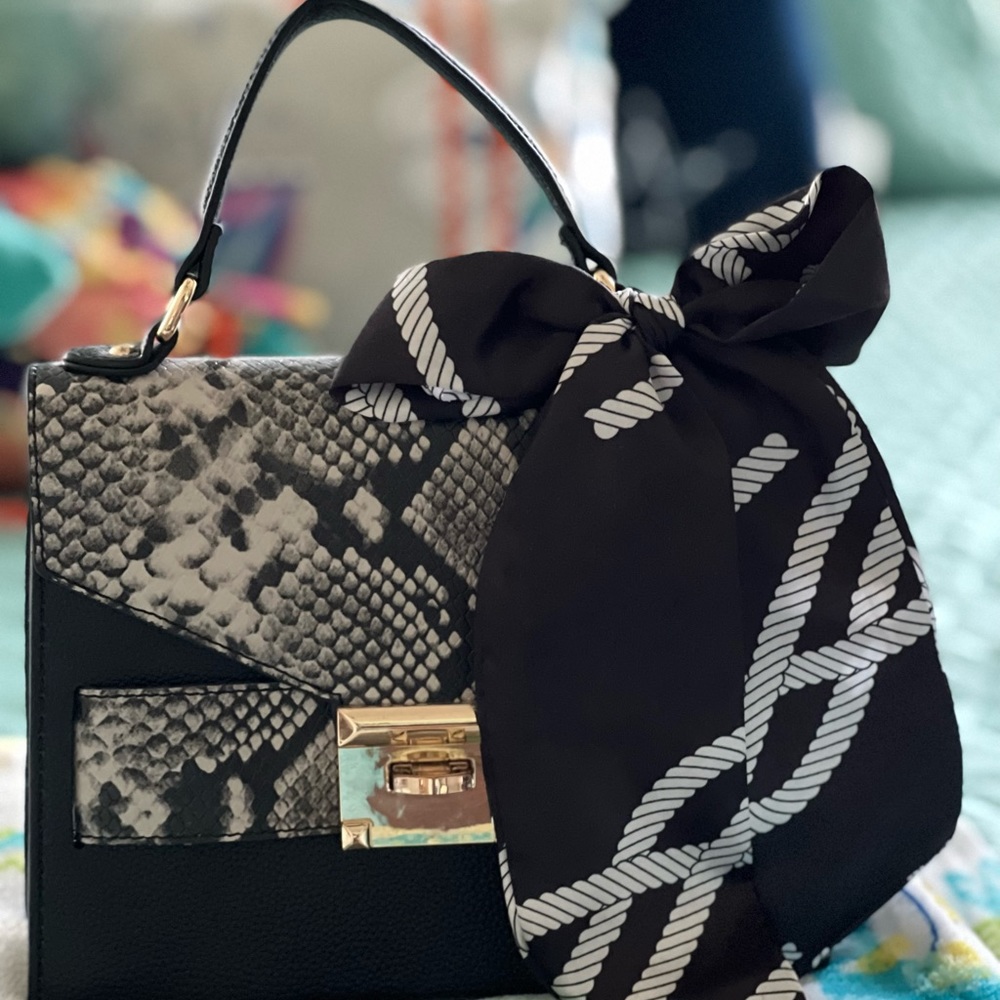 Aldo snake print purse